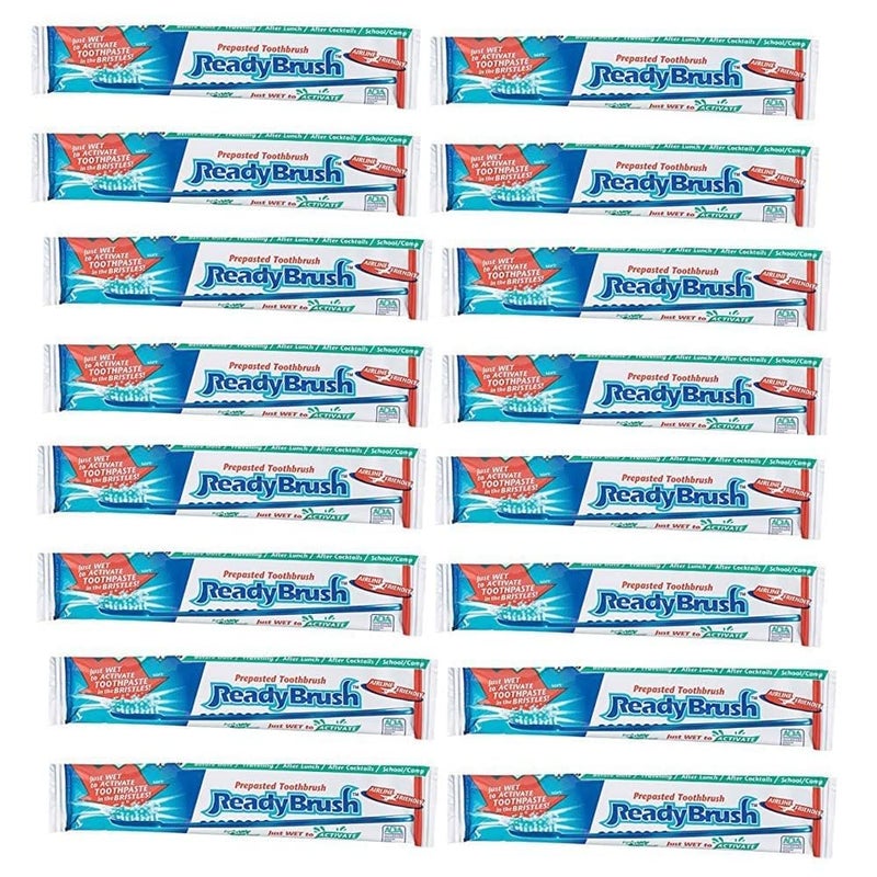 ReadyBrush Prepasted Reusable Toothbrush- 30 Pack- Made in the USA - Image 1